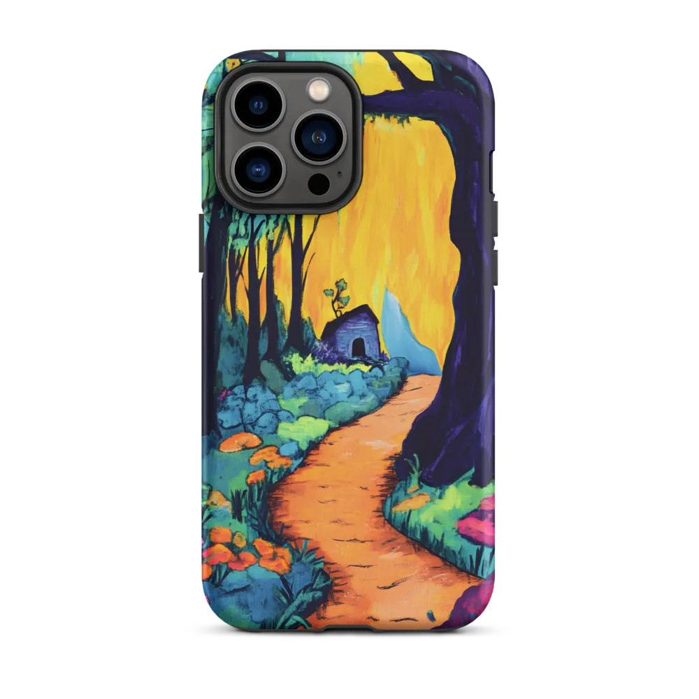 Surreal Landscape with Colorful Path | Phone Case
