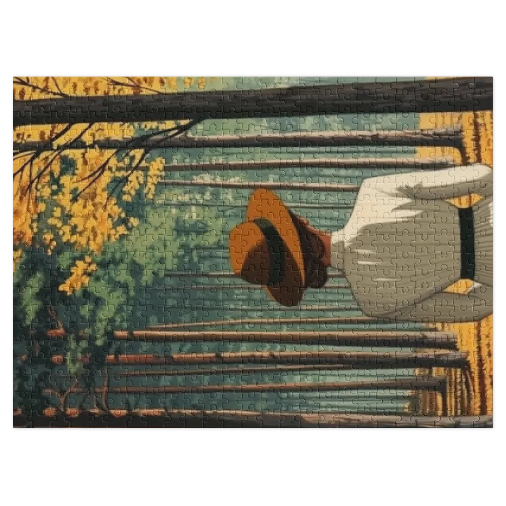 Woman in Forest | Jigsaw Puzzle (252/520 pieces)