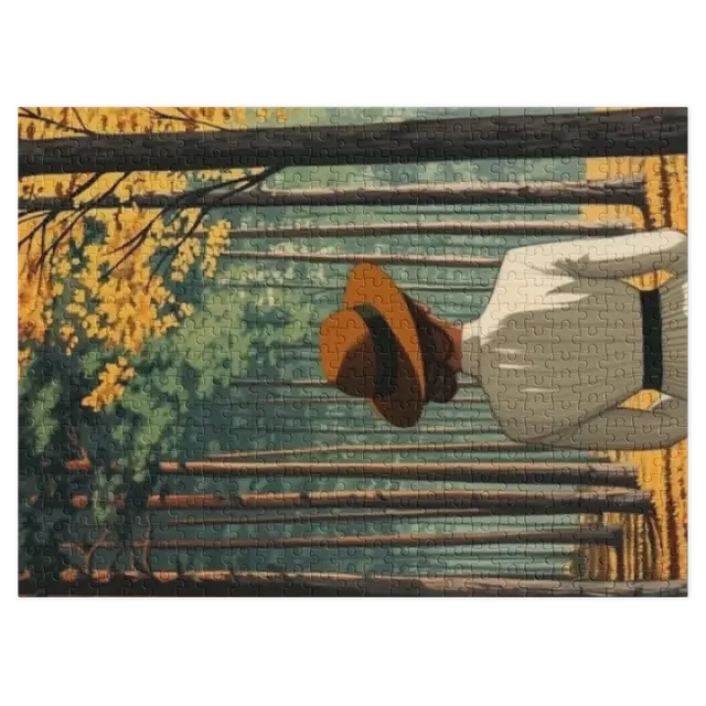 Woman in Forest | Jigsaw Puzzle (252/520 pieces)