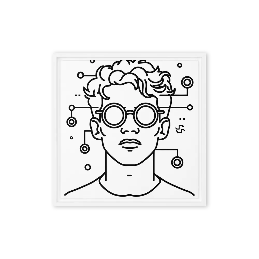 Connected Mind 
 Metal Print | 12″x 12″