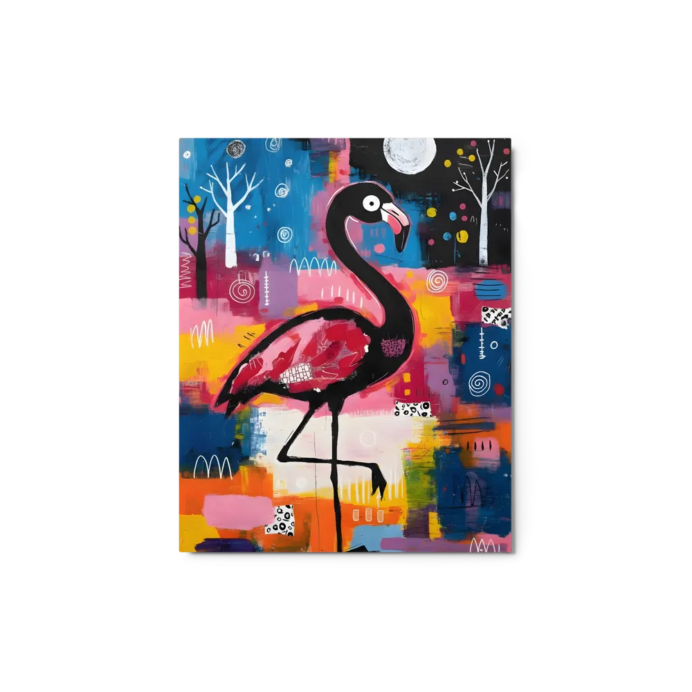 Moonlit Flamingo | Art Print