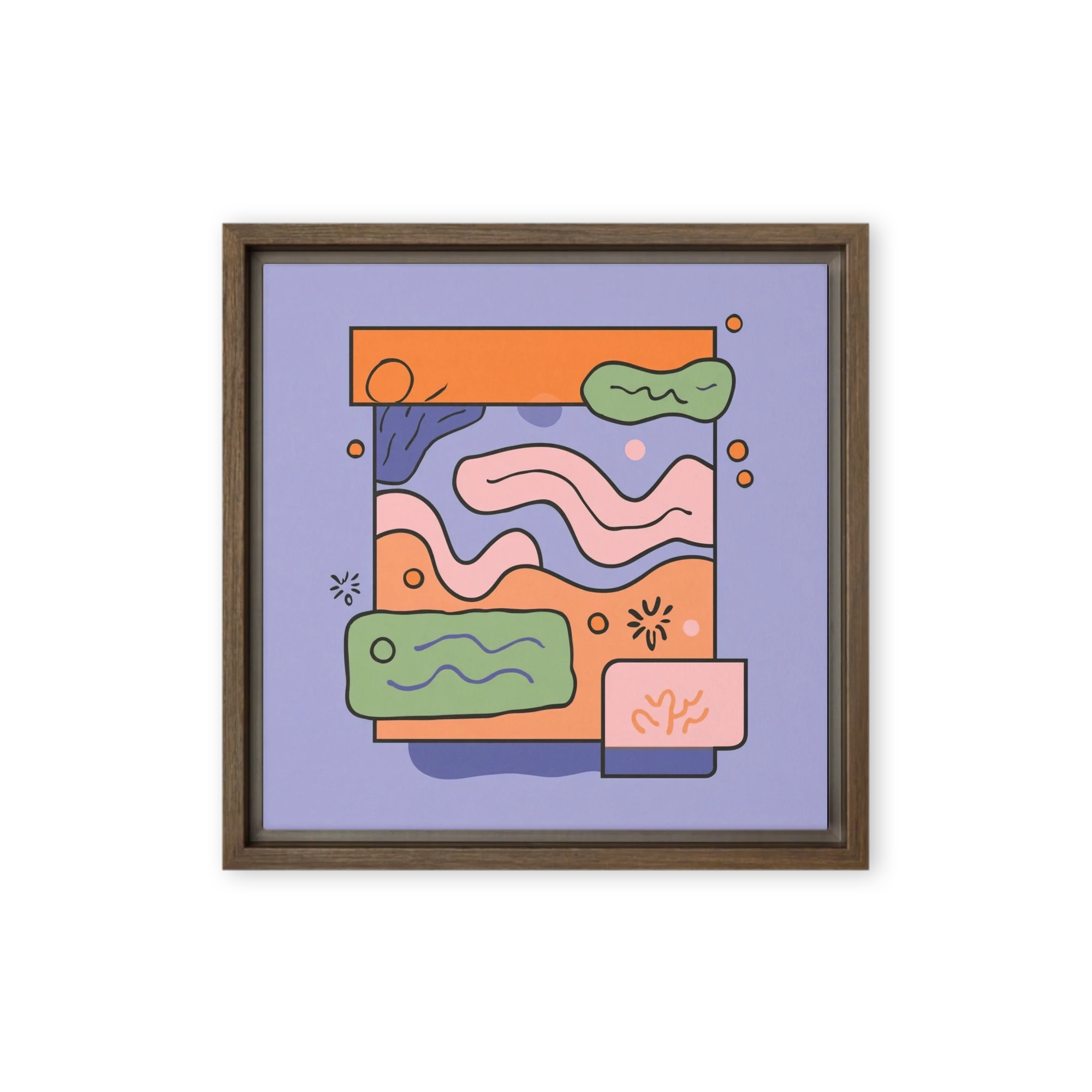 Memphis Wave Abstraction