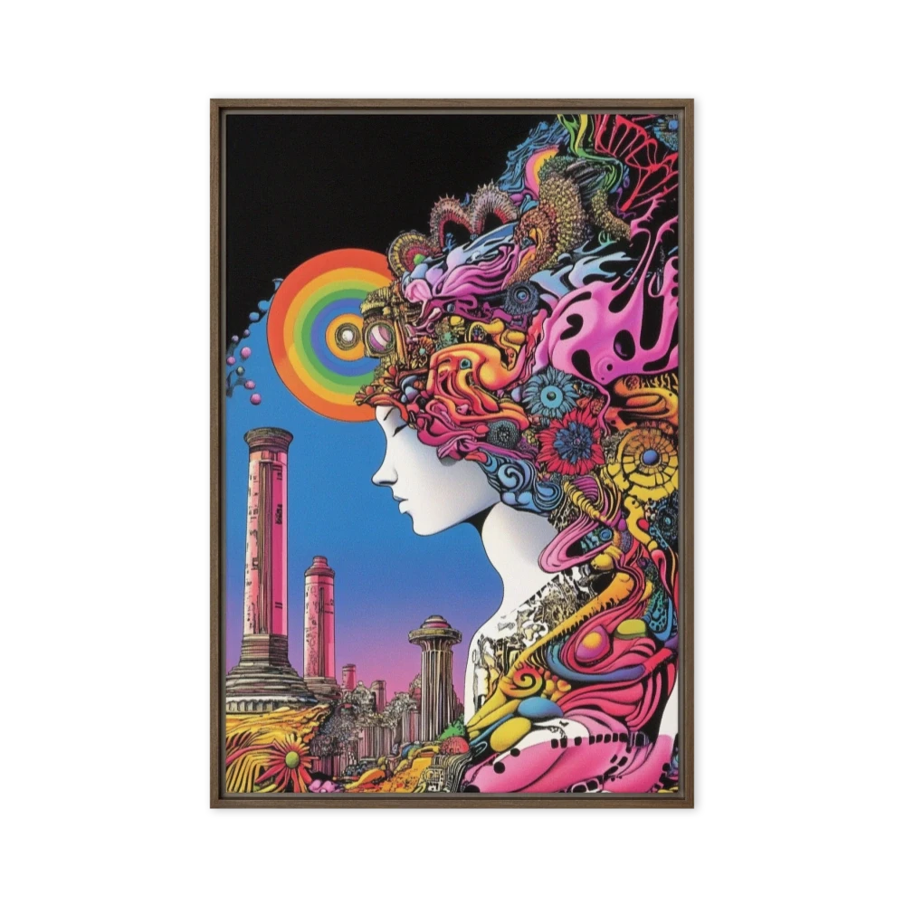 Psychedelic Female Figure