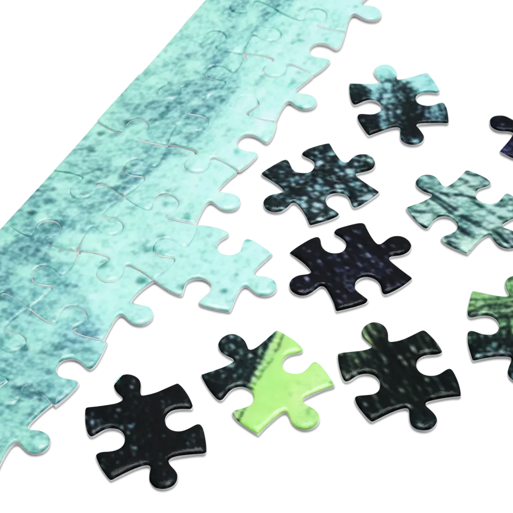 Abstract Landscape with Road and Tree | Jigsaw Puzzle (252/520 pieces)