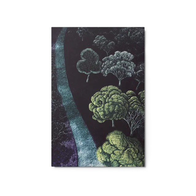 Stippled Forest Nocturne | Art Print