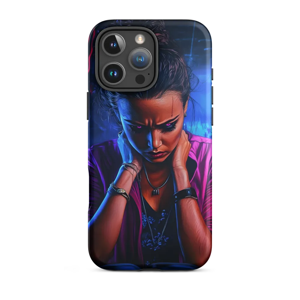 Contemplative Woman Portrait | Phone Case