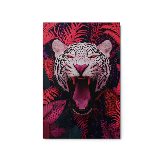 The Roar of the White Tiger | Art Print