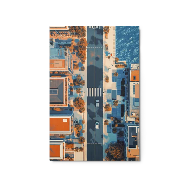 Urban Coastline Serenity | Art Print