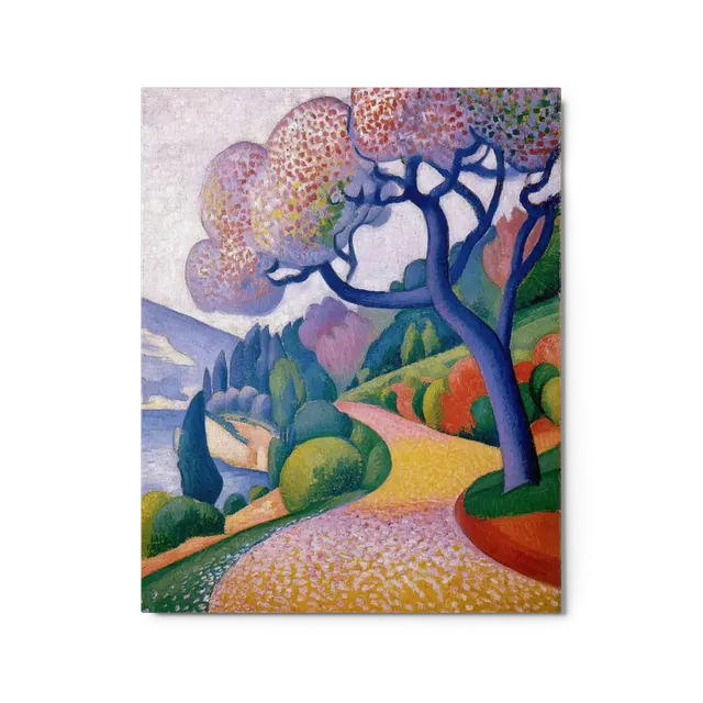 The Blue Tree Path | Art Print