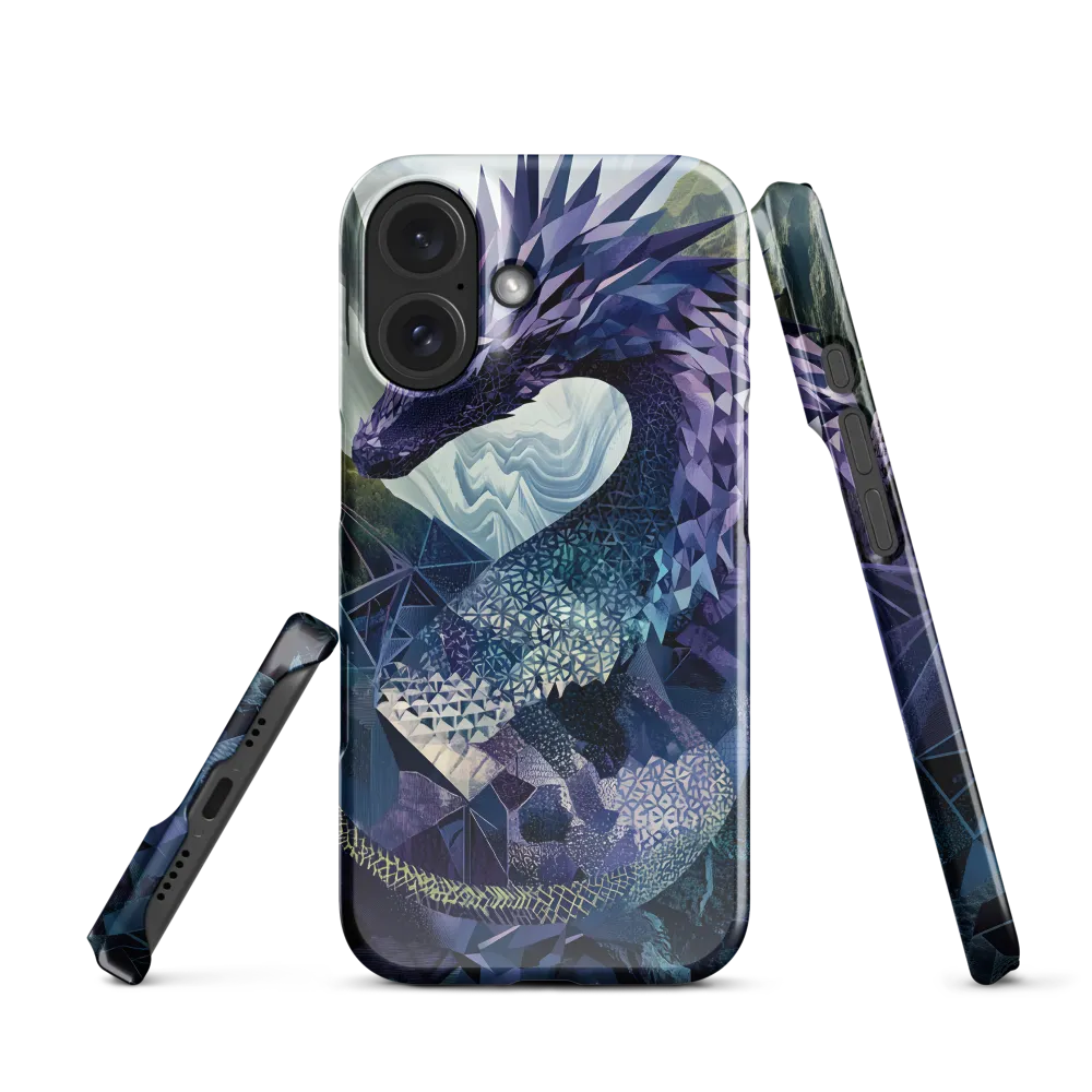 Polygonal Dragon Mountains 
 iPhone 16 Plus | Tough Case