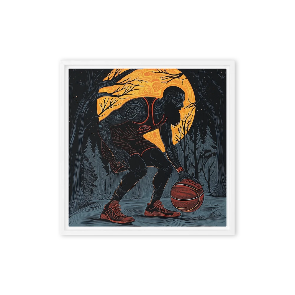 Lunar Hoops in the Forest | Art Print