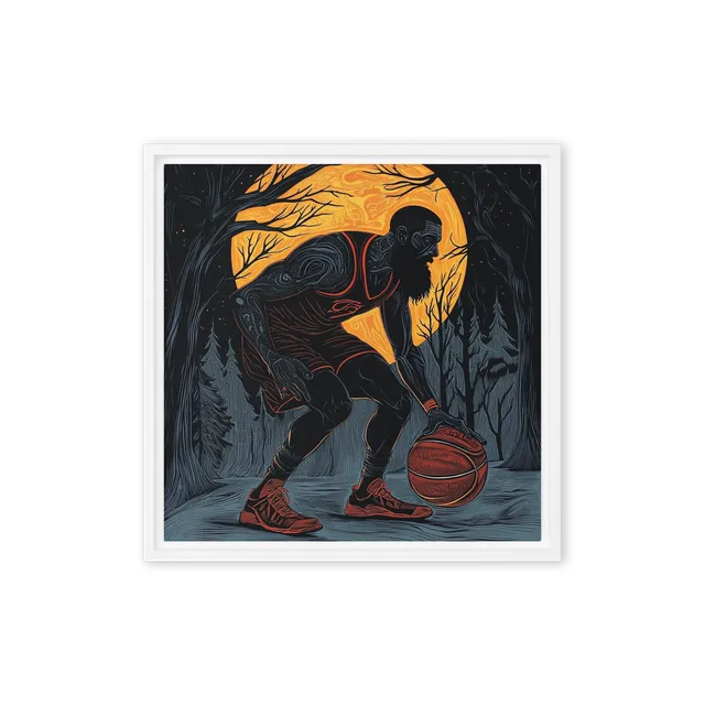 Lunar Hoops in the Forest | Art Print