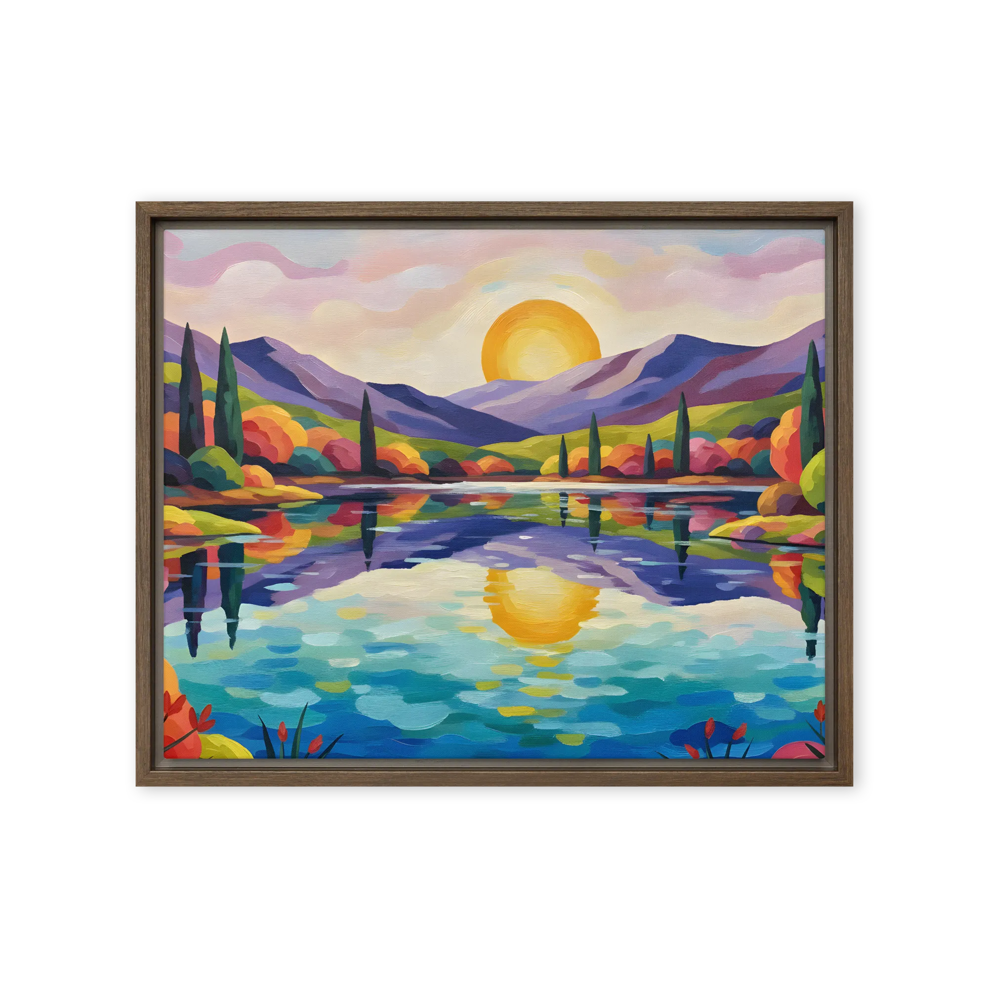 Reflexo Vibrante do Lago