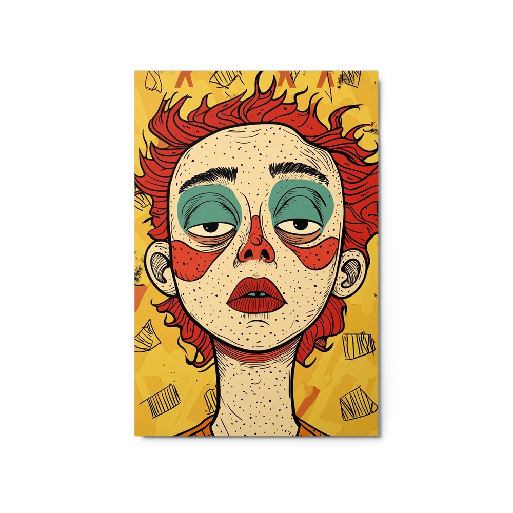 Pop Surreal Clown Portrait | Art Print