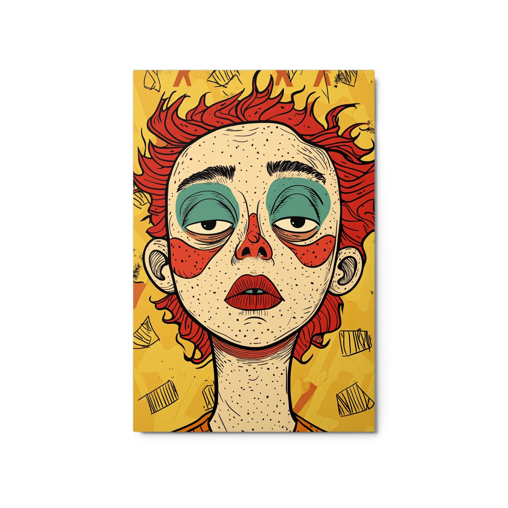 Clown Portrait Illustration