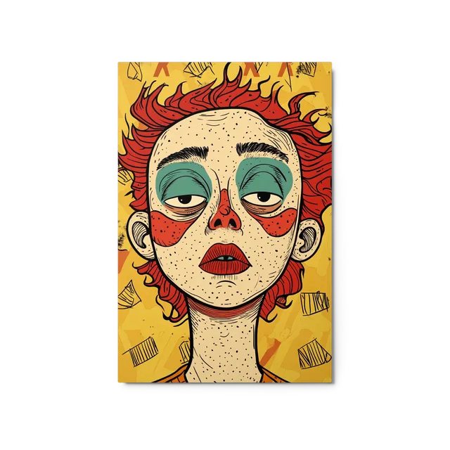 Pop Surreal Clown Portrait | Art Print