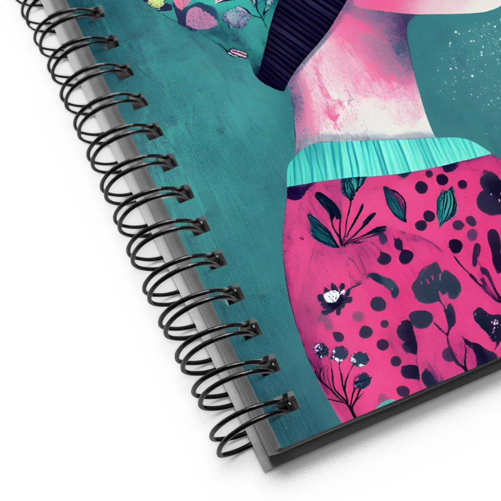 Tropical Bloom Profile 
 Spiral Notebook | 140 pages