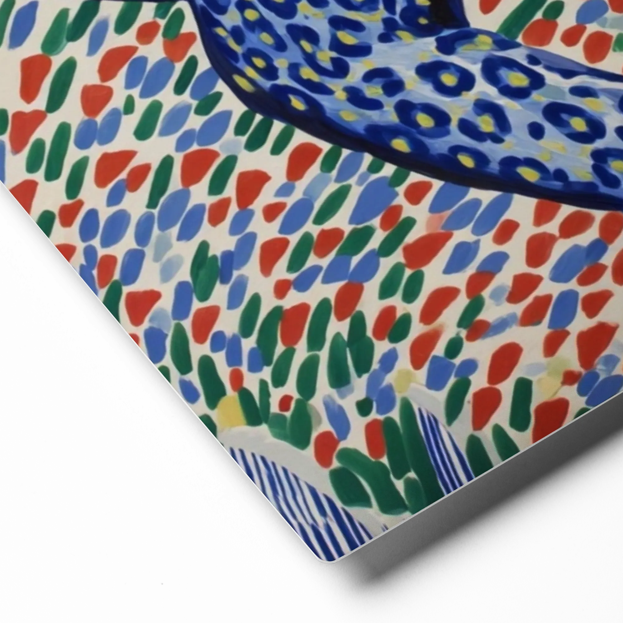 Blue Leopard in Bloom | Art Print