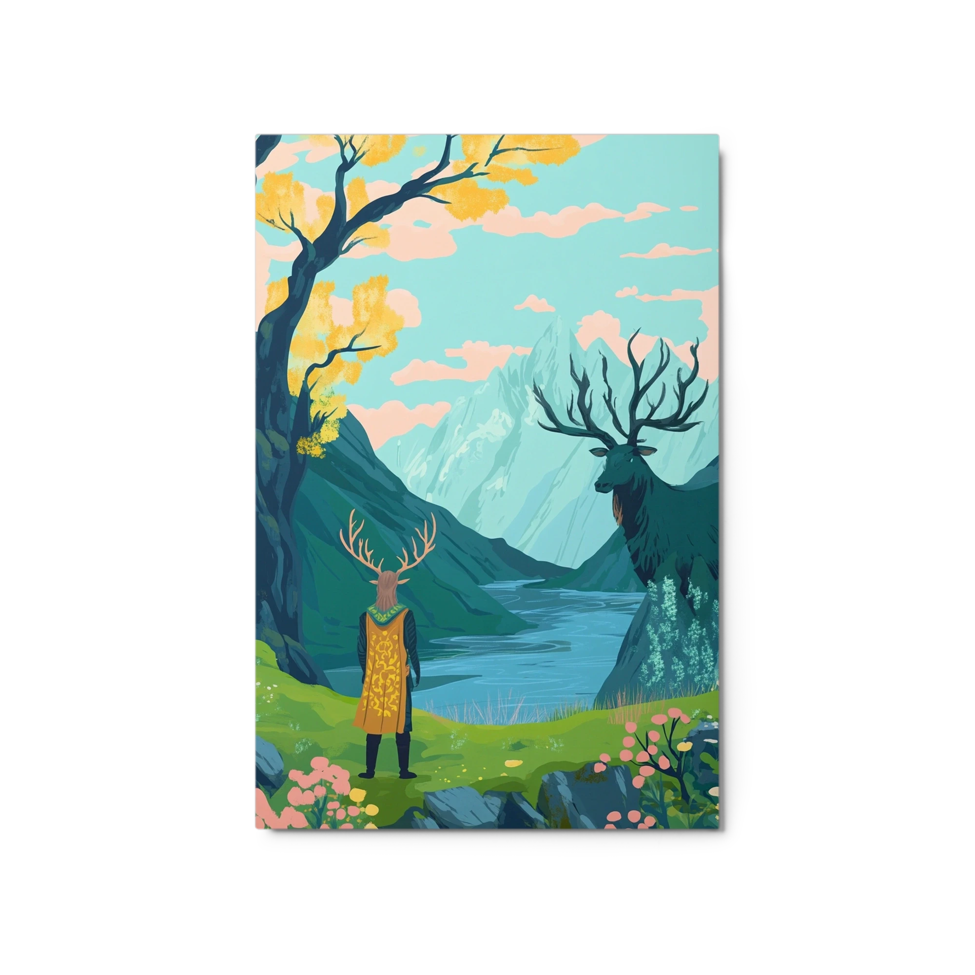 Majestic Stag by the River