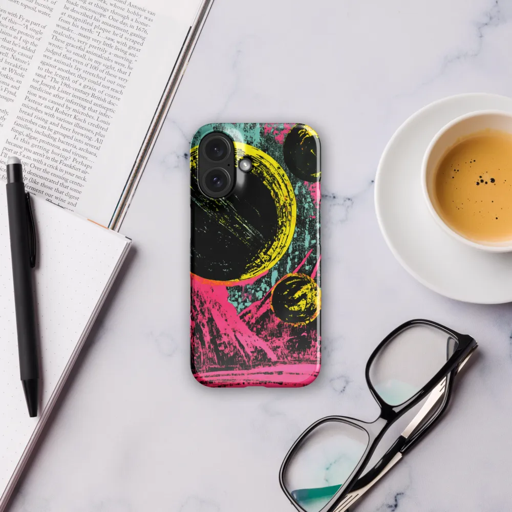 Chaotic Cosmic Spheres 
 Samsung Galaxy S25 | Snap Case