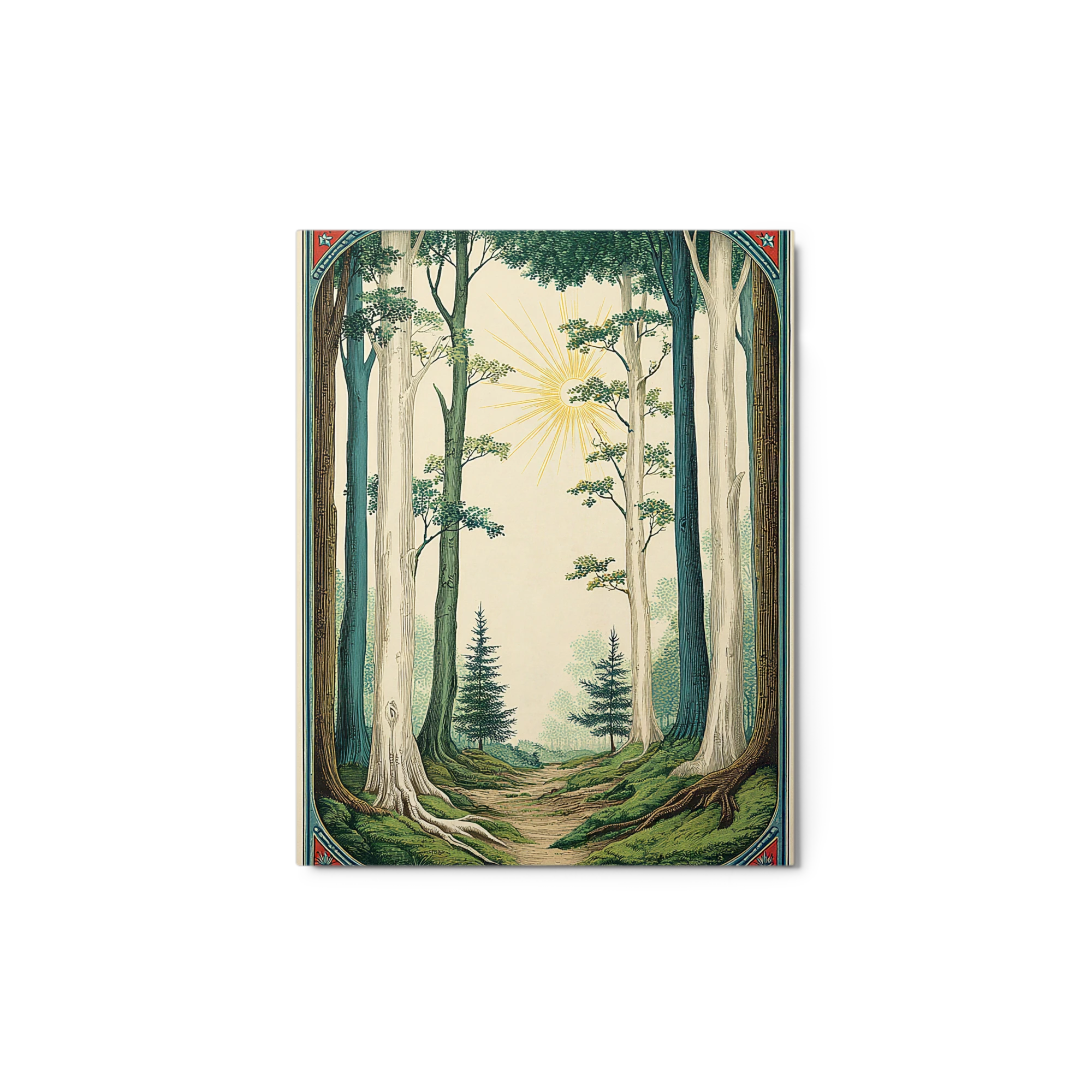 Sunlit Forest Path