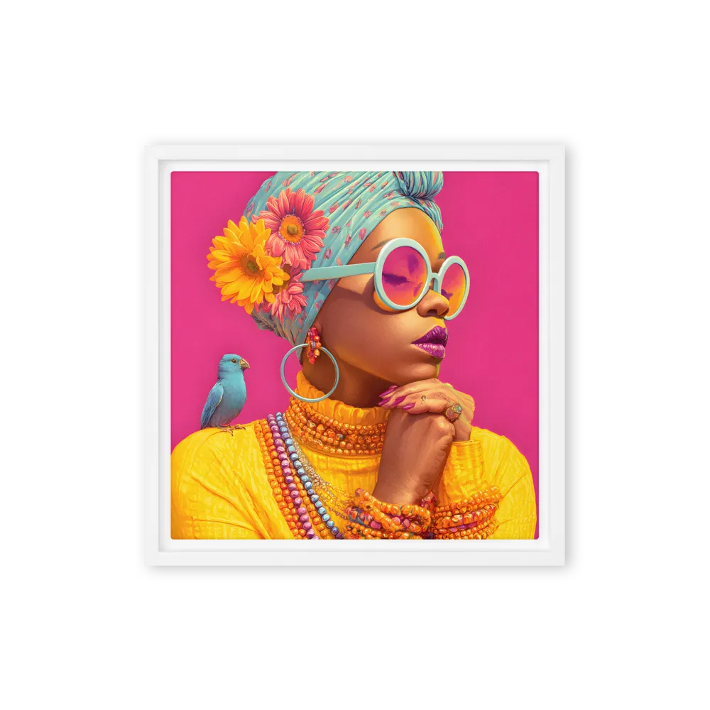 Serenade in Magenta 
 Metal Print | 16″x 20″