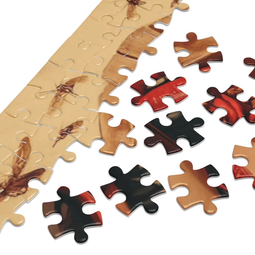 Surreal Woman with Red Goggles | Jigsaw Puzzle (252/520 pieces)