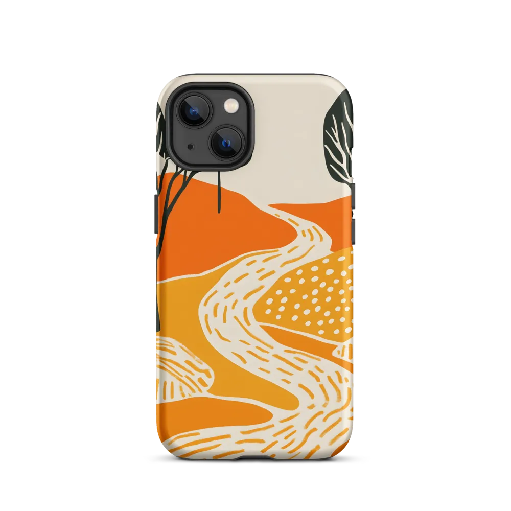 Orange Hills Pathway | Phone Case