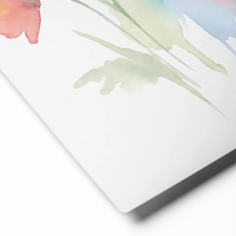 Pastel Wildflower Symphony | Art Print