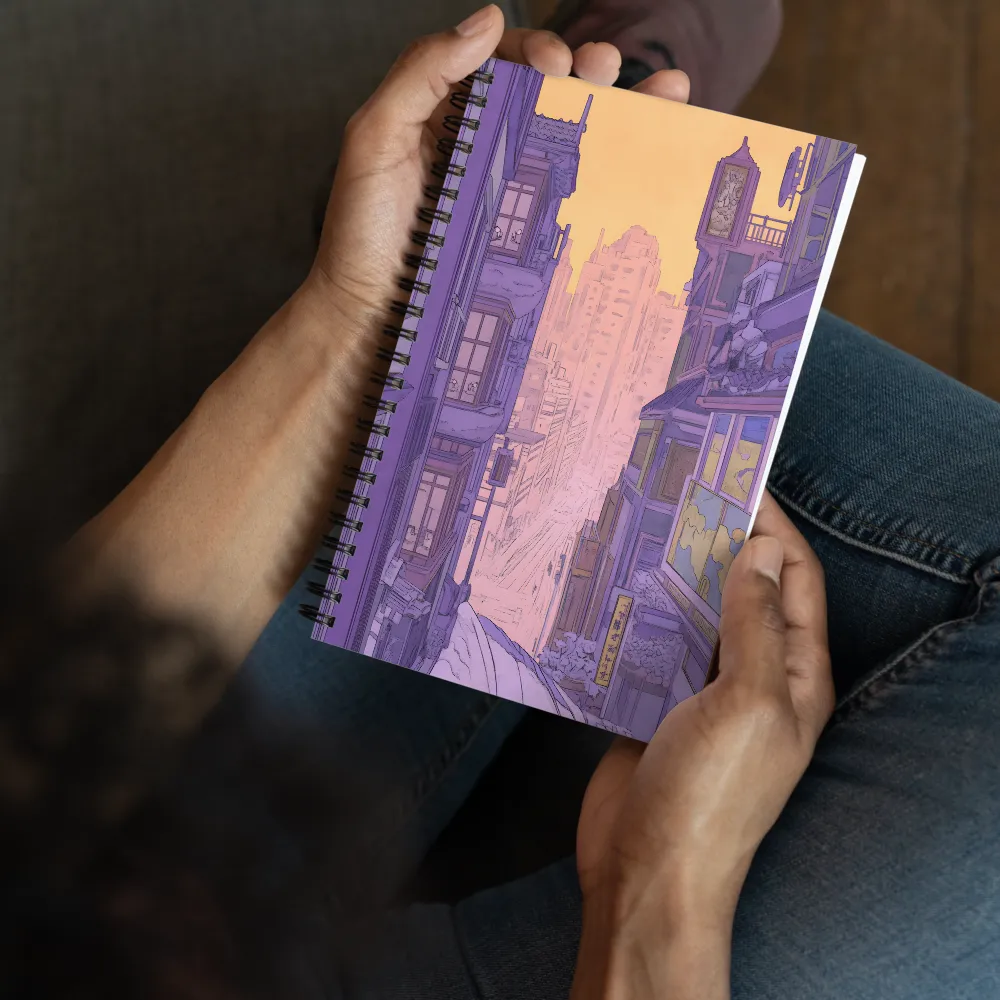 Urban Twilight Passage 
 Spiral Notebook | 140 pages