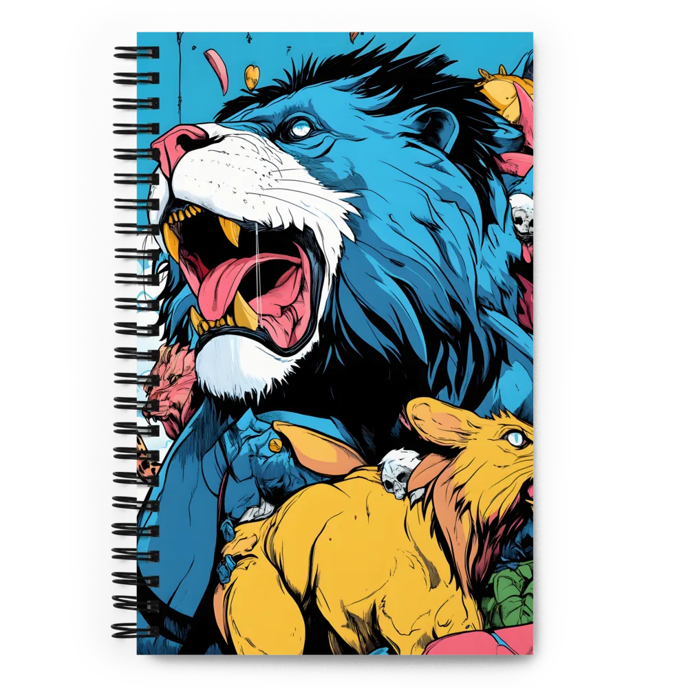 Roaring Beast Graphic Art 
 Spiral Notebook | 140 pages