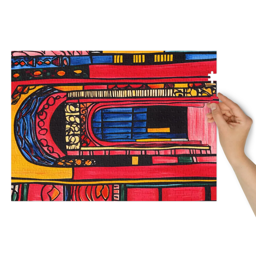O portal de cores 
 Puzzle em caixa de metal