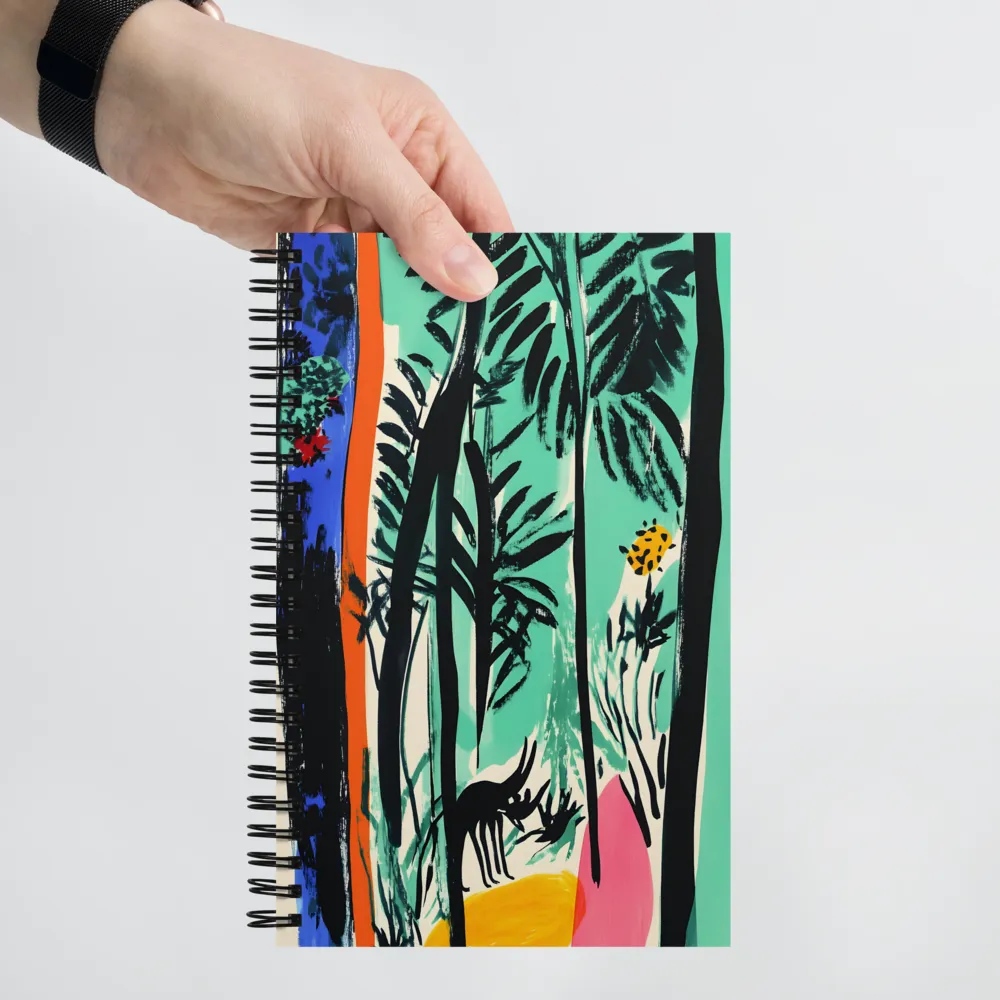 Vibrant Jungle Expression 
 Spiral Notebook | 140 pages