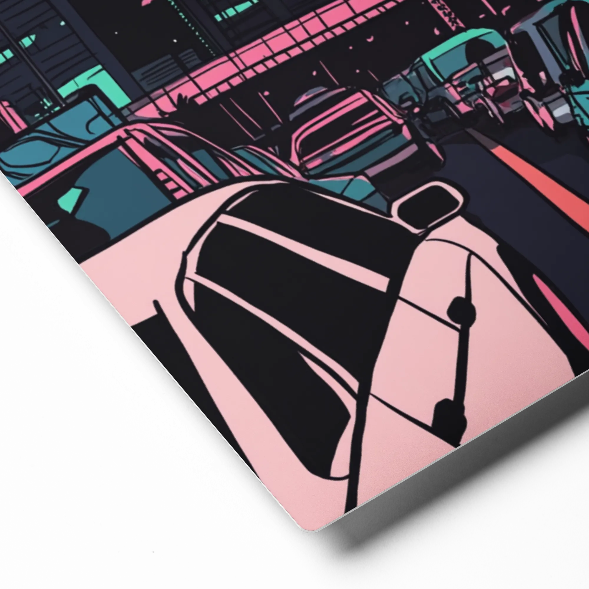 Midnight Gridlock 
 Canvas | 12″x 18″