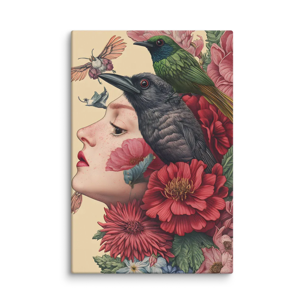 Whispers of Nature 
 Canvas with White Frame