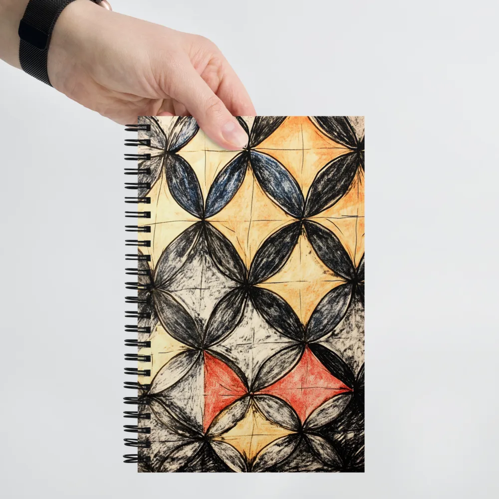 Interlocked Hues 
 Spiral Notebook | 140 pages