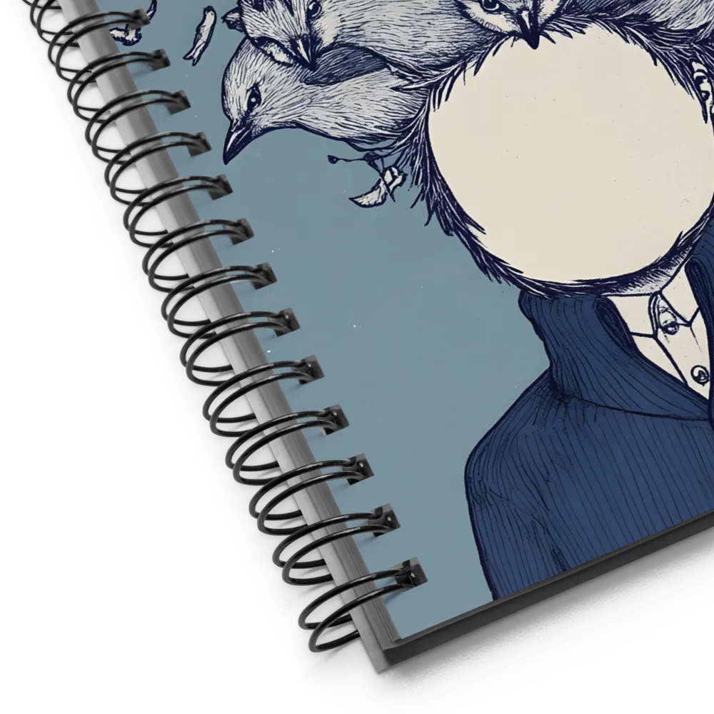 Overrun by Birds 
 Spiral Notebook | 140 pages
