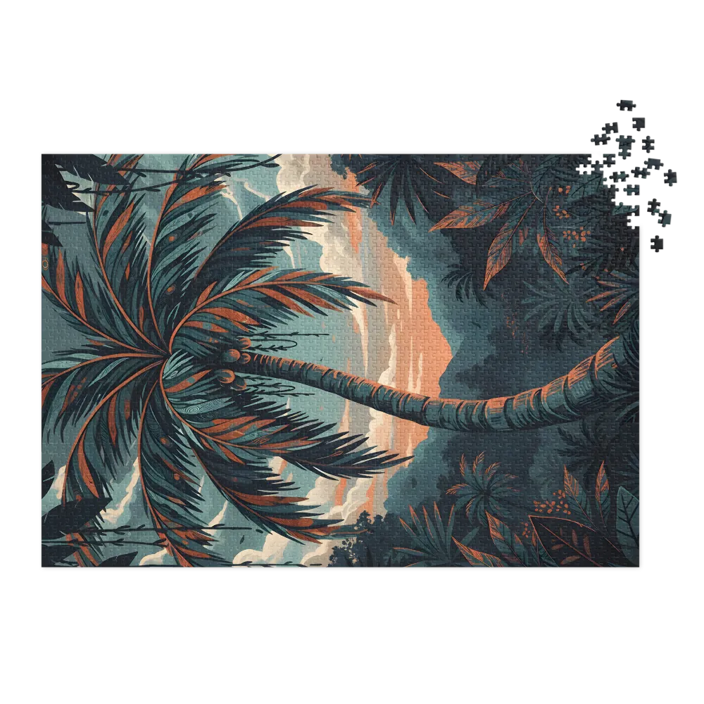Palm at Dusk
