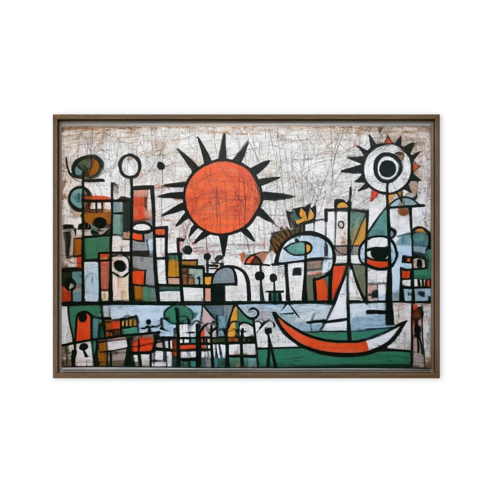 Cubist Harbor Sunset