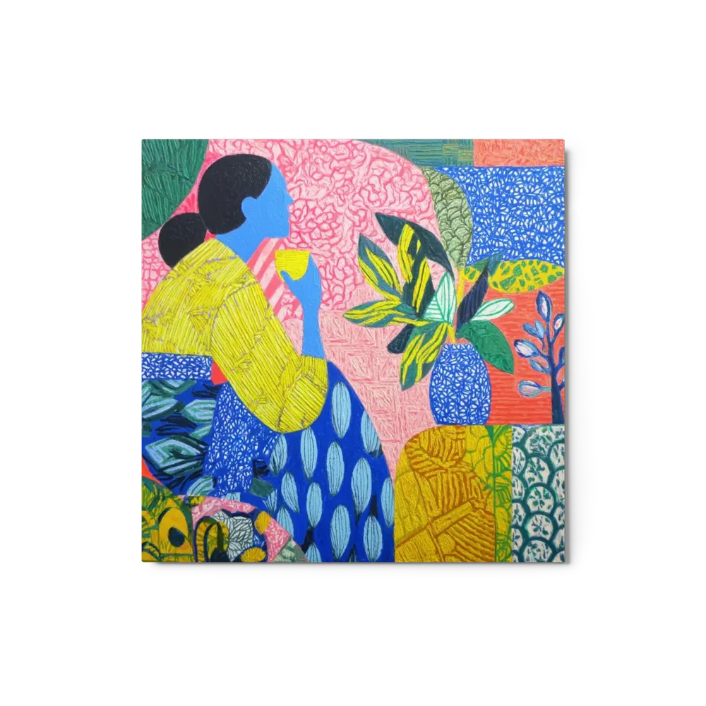 Morning Tea and Botanical Patterns | Art Print
