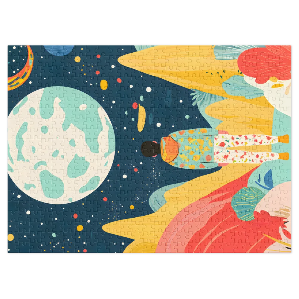 Cosmic Journey 
 Jigsaw Puzzle in Tin Box