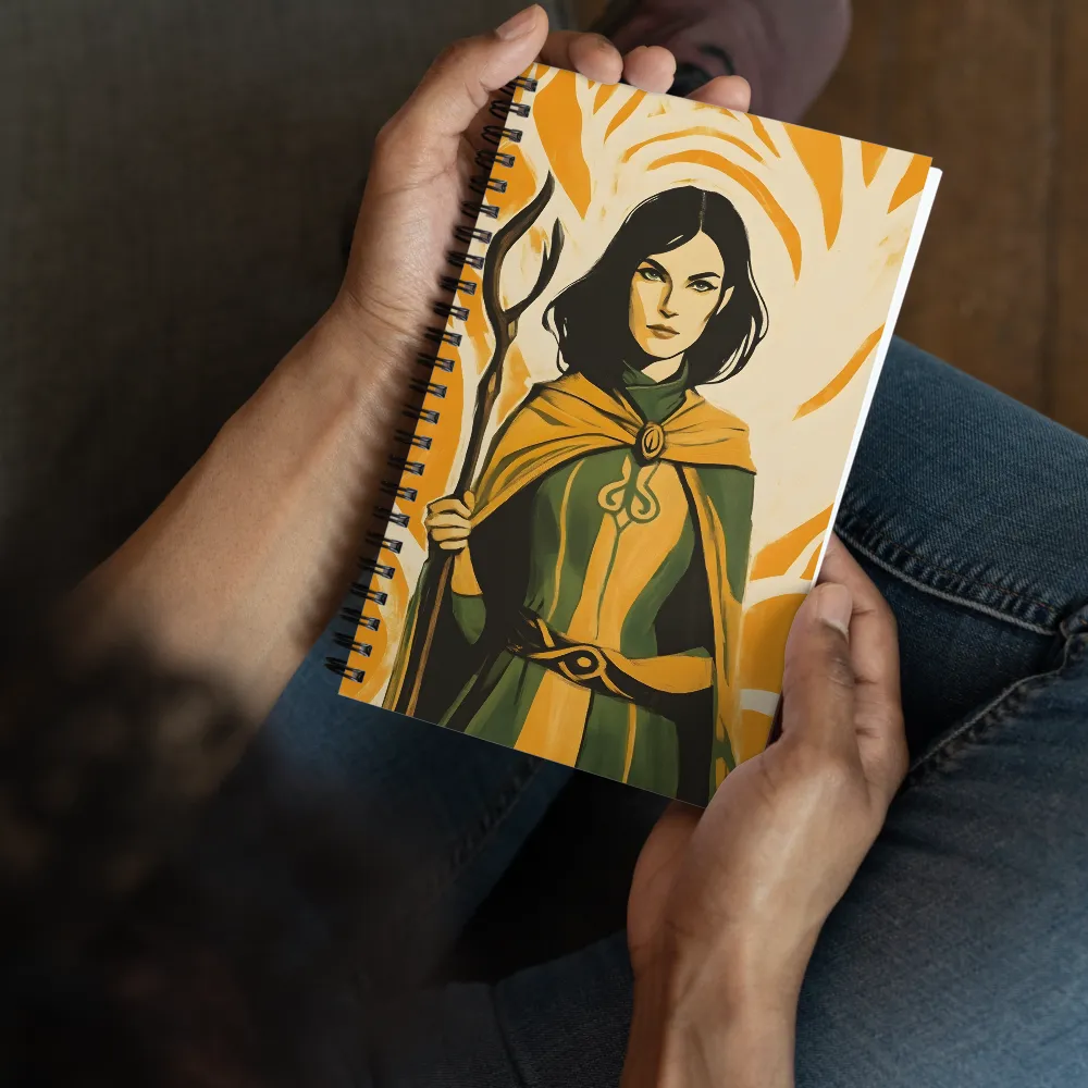 The Emerald Sorceress 
 Spiral Notebook | 140 pages