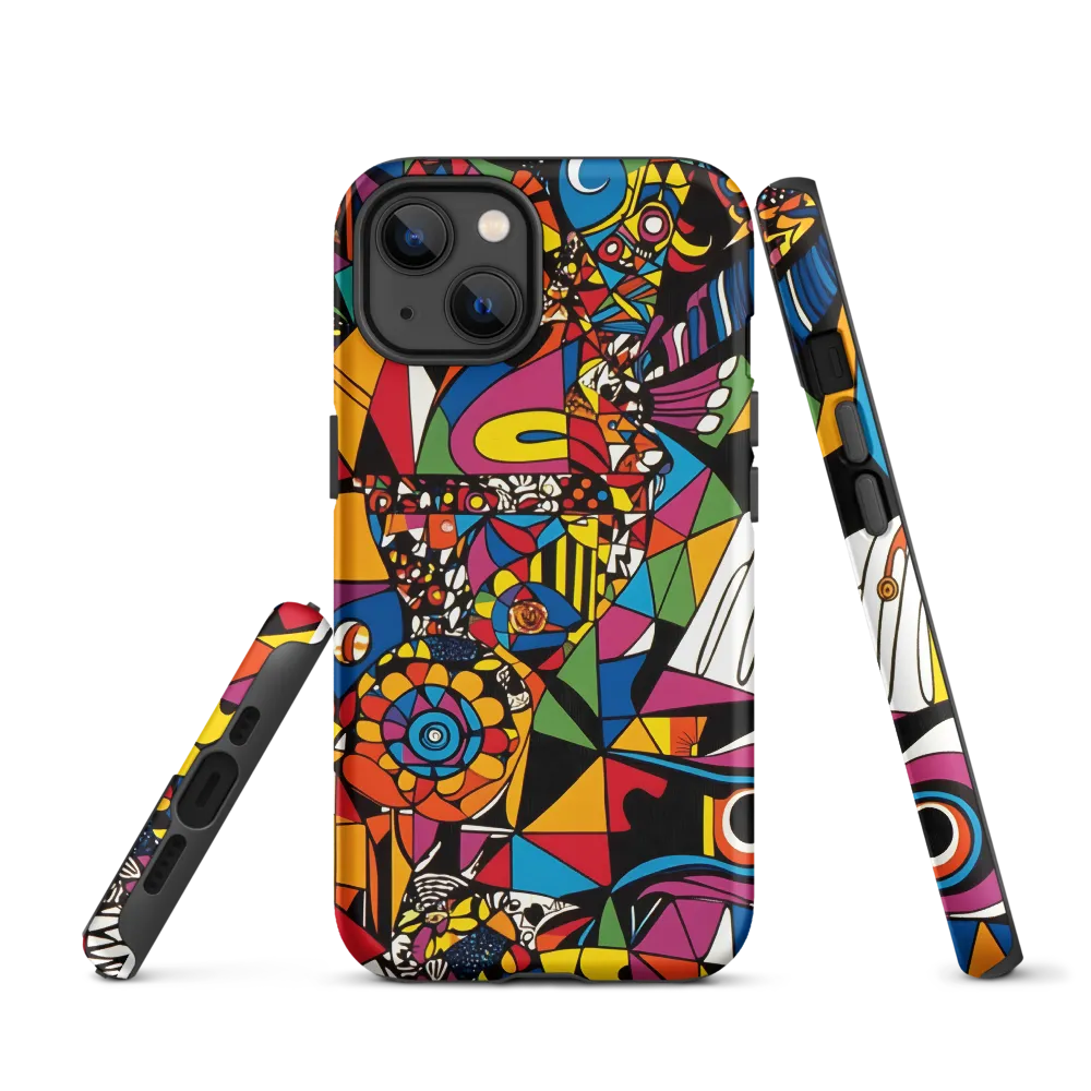 Vibrant Abstract Geometric Design | Phone Case