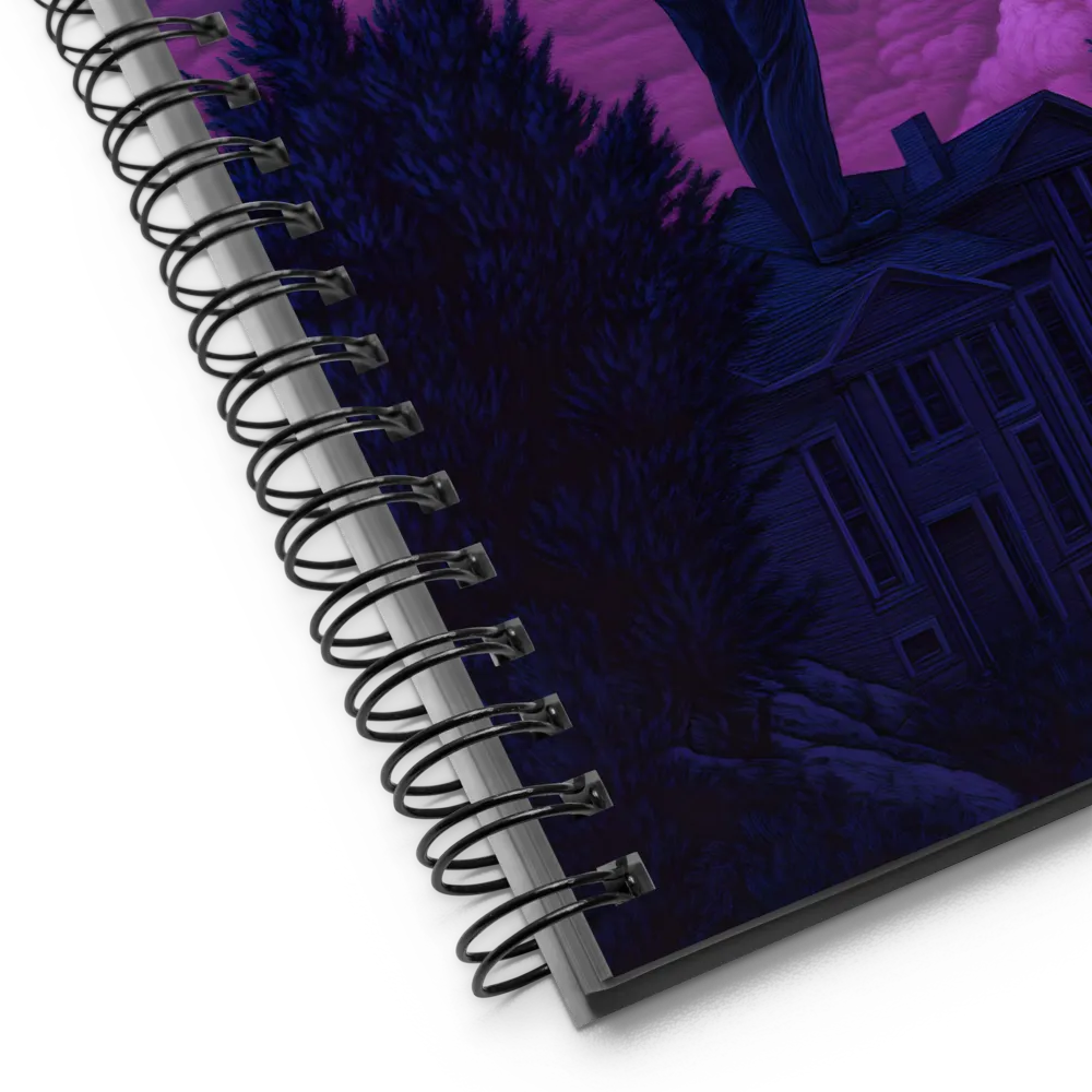 Rooftop Dreamscape 
 Spiral Notebook | 140 pages