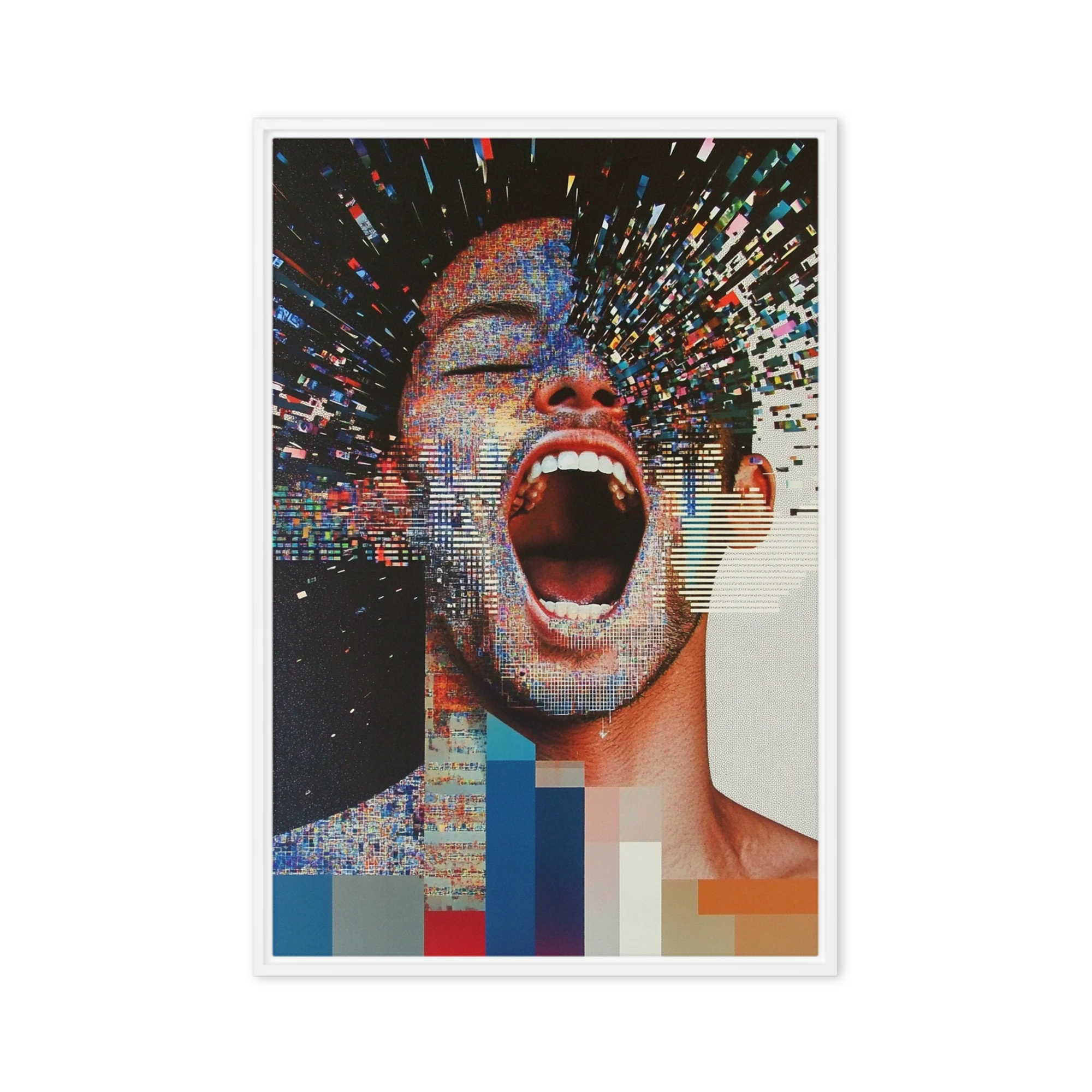 Fragmented Human Portrait