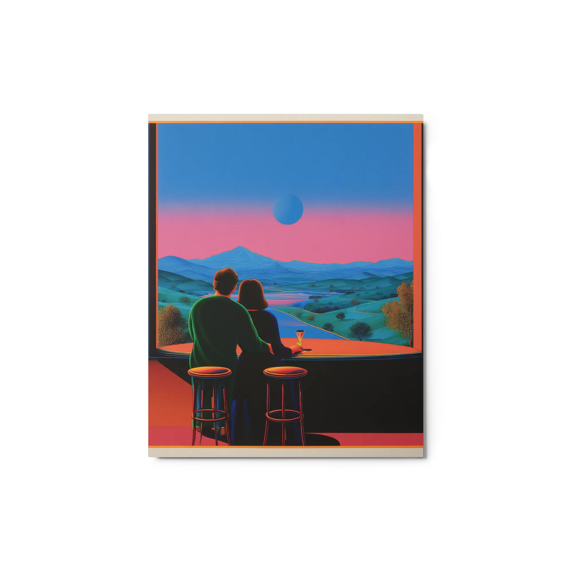 Retro Sunset Vista