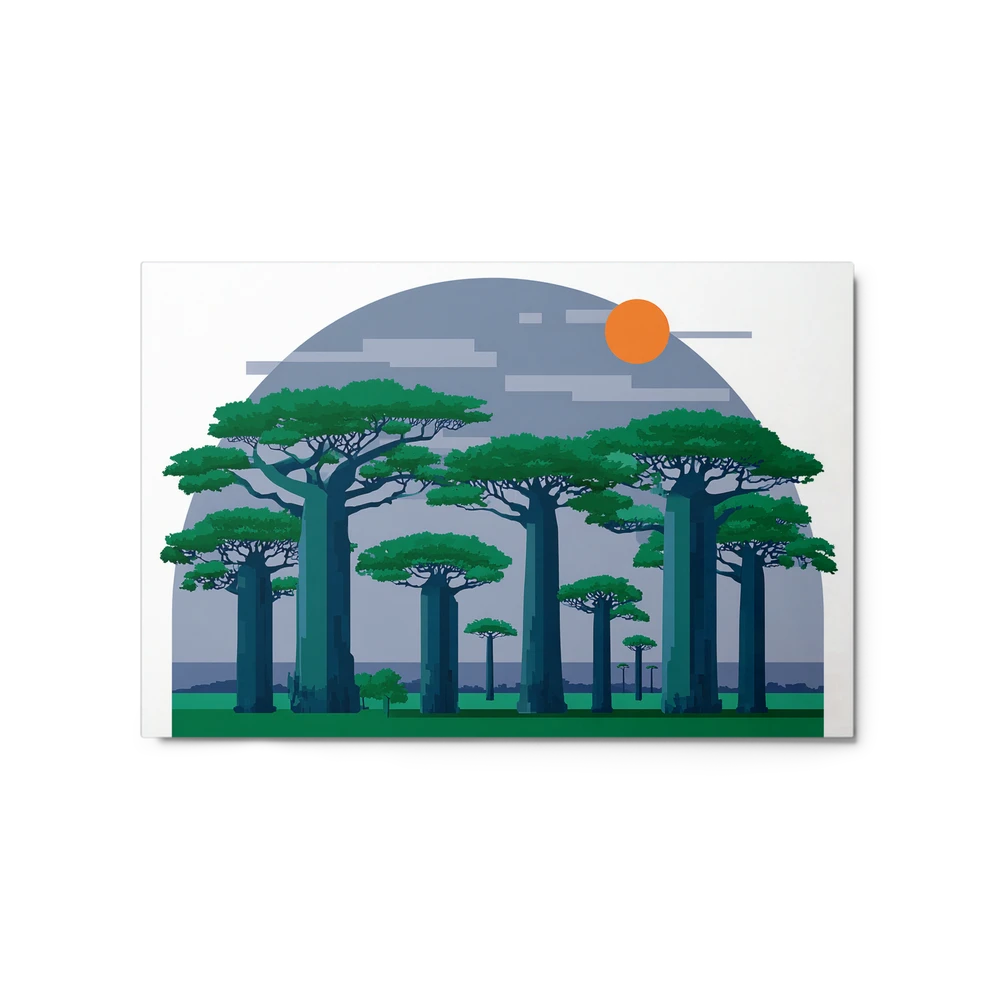Baobabs at Dusk | Art Print