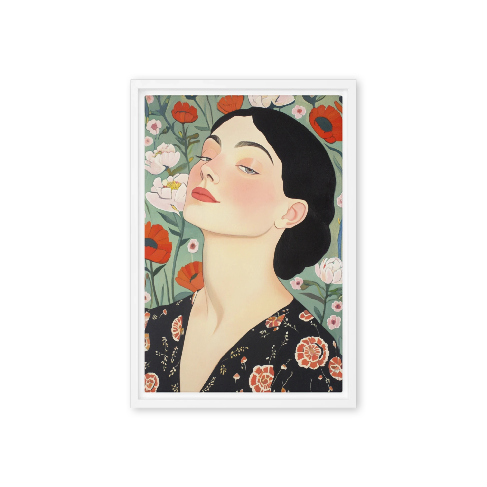 Modern Floral Portrait
