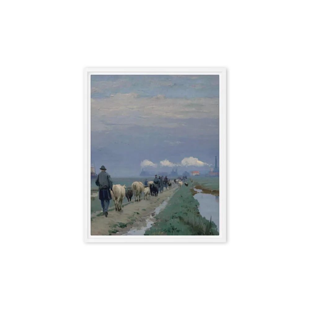 The Cattle Herd 
 Metal Print | 16″x 20″