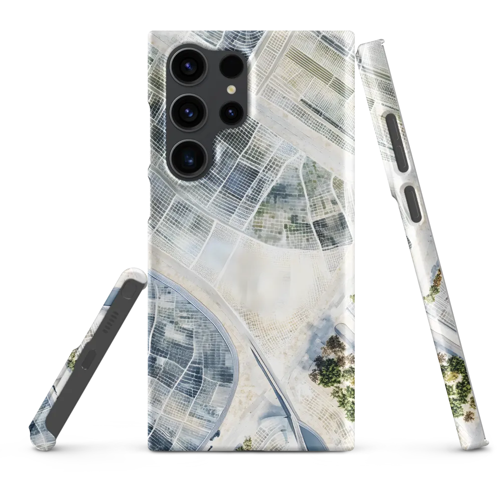 Aerial View of Agricultural Fields | Phone Case